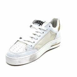 Semerdjian Semerdjian Smr Noubar 11464 Cuir Blanc Glitter Or Baskets