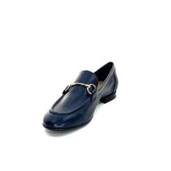 Ivoire0236a Ivoire 54564Dl Cuir Bleu Marine Mocassins