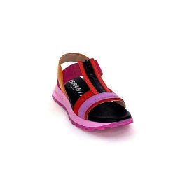 Hispanitas Hispanitas Chv 243308 Cuir Rouge Orange Fuschia Plateformes