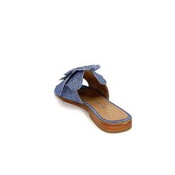 Ivoire0467a Fiorina S189714 Textile Denim Mules