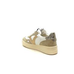 Victoria Victoria 12571119 Cuir Blanc Daim Beige Baskets