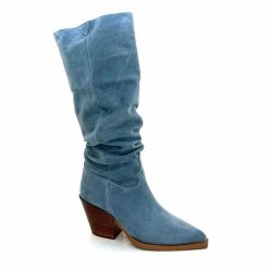 Alpe Alpe 50171126 Daim Bleu Ciel Bottes