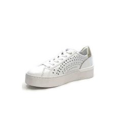 Liu.Jo Liu.Jo Ba4039 Cuir Blanc Dore Baskets