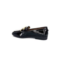 Ivoire0317a Ivoire 2200127-1301 Cuir Vernis Noir Mocassins