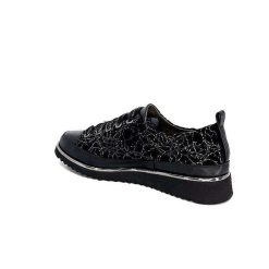 XSA Xsa 8010 Psiche Cuir & Daim Noir Baskets