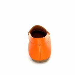 Ivoire0209b Ivoire 12052 Cuir Orange Mocassins