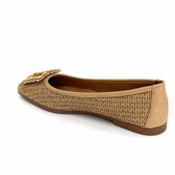 382-ivoire Ivoire 97574 Tk2 Raffia Beige Ballerines