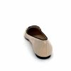 Ivoire0532 Ivoire G771-21 Cuir Vernis Creme Noir Ballerines