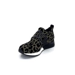 Ivoire0317a Ivoire 2203626 Textile Kaki Noir Leo Baskets