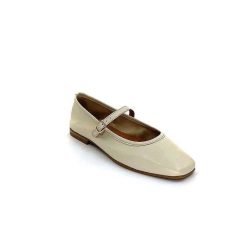 We Do Ivoire 55362 Cuir Beige Ballerines