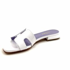 Ivoire0248 Ivoire 5237 Vernis Blanc Mules