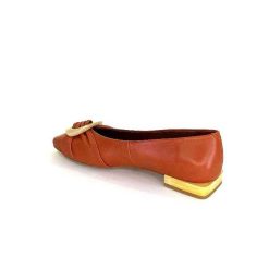 angel alarcon Angel Alarcon 24004 Cuir Orange Ballerines