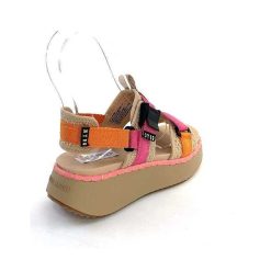 Steve Madden Steve Madden Decorum Textile Rose Orange Beige Plateformes