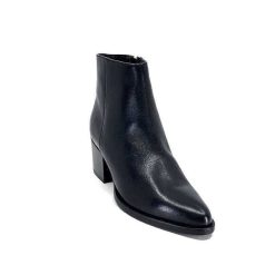 Ivoire0104a Ivoire 46105 Cuir Noir Bottines