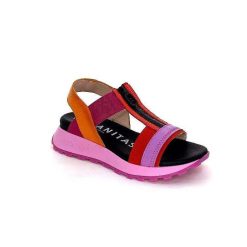 Hispanitas Hispanitas Chv 243308 Cuir Rouge Orange Fuschia Plateformes