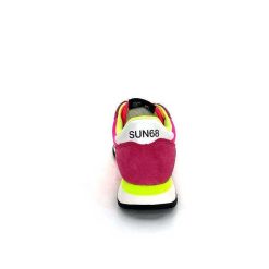 sun 68 - numero 8 srl Sun68 Bz34201 Daim Fushia Fluo Jaune Baskets