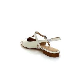 Ivoire0347b Ivoire Ch788 Cuir Creme Ballerines