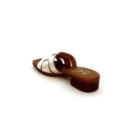 oh my sandals - innova footwear Ivoire 5343 Cuir Or Mules