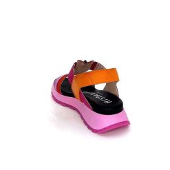 Hispanitas Hispanitas Chv 243308 Cuir Rouge Orange Fuschia Plateformes