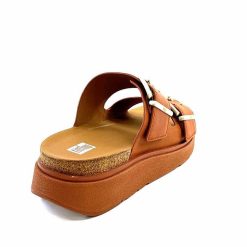 Fitflop Fitflop He8/592 Cuir Camel Mules