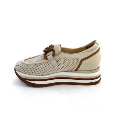 Softwaves Softwaves 7.7856-85 Cuir Daim Beige Marron Mocassins