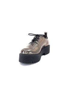 Minka Minka Dunvel Cuir Metal Taupe Lacets