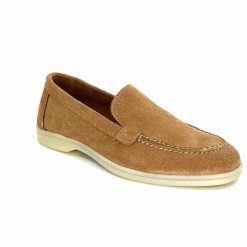 Ivoire0209b Ivoire 12851 Daim Beige Mocassins