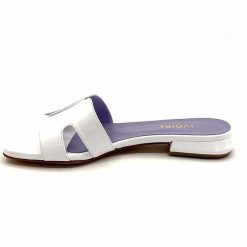 Ivoire0248 Ivoire 5237 Vernis Blanc Mules