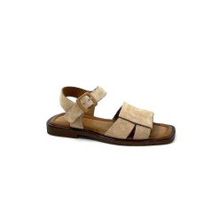 Ivoire0401a Ivoire 500.4314 Daim Beige Camel Sandales