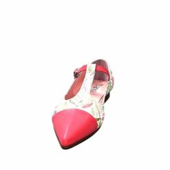 Dansi Dansi 5232 Flower Cuir Rose Ballerines