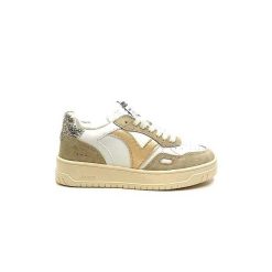 Victoria Victoria 12571119 Cuir Blanc Daim Beige Baskets