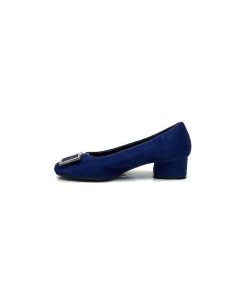 Requin Reqins Karisse Daim Bleu Ocean Ballerines