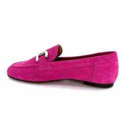 Ivoire0209b Ivoire 12807 Daim Fuchsia Mocassins