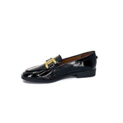 Ivoire0317a Ivoire 2200127-1301 Cuir Vernis Noir Mocassins