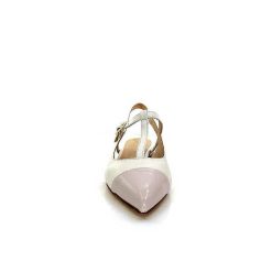 Ivoire0347b Ivoire Ch788 Cuir Creme Ballerines