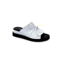 Ivoire-354 Ivoire 107911 Cuir Blanc Mules