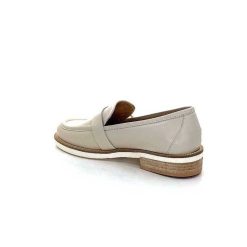 Ivoire0347b Ivoire K557 Cuir Creme Mocassins