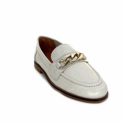 Ivoire0209b Ivoire 12779 Cuir Beige Creme Mocassins