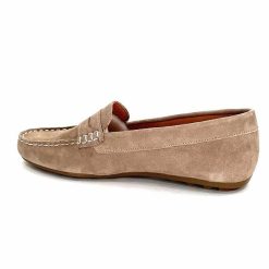 Ivoire0209b Ivoire 11163 Daim Taupe Mocassins