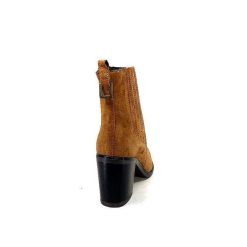 Ivoire0104a Ivoire 46112 Daim Cognac Bottines