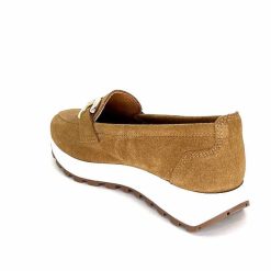 Ivoire0209b Ivoire 12875 Daim Taupe Mocassins