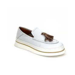 XSA Xsa 9863 Cuir Bianco Mocassins