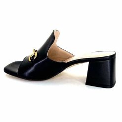 Ivoire0352 Ivoire K166 Caraibi2 Cuir Noir Mules