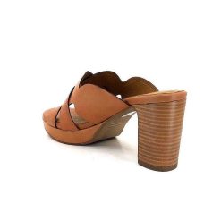 Ivoire0399a Ivoire 6080 Cuir Cuoio Mules