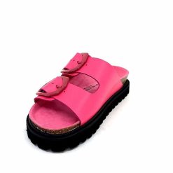 genuins factory s.l Genuins G105681 Cuir Fushia Mules