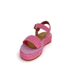 Ivoire0467a Fiorina S148 J738 Raffia Rose Plateformes