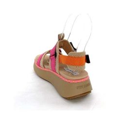 Steve Madden Steve Madden Decorum Textile Rose Orange Beige Plateformes