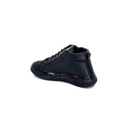 Ivoire0401a Ivoire 500-358 Cuir & Vernis Noir Baskets