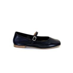 We Do Ivoire 55362 Cuir Noir Ballerines