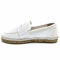 Gaimo Gaimo Zona Textile Blanc Mocassins